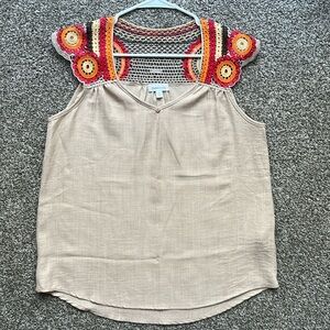 Women’s Boutique Tank with Crochet Detail
